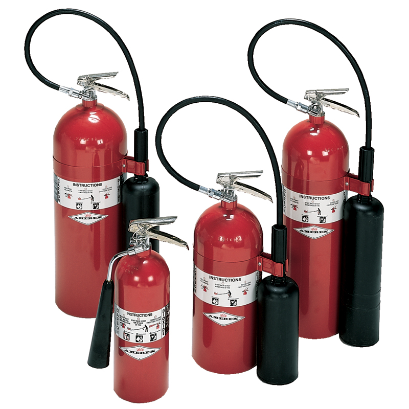 Carbon Dioxide Stored Pressure Extinguishers